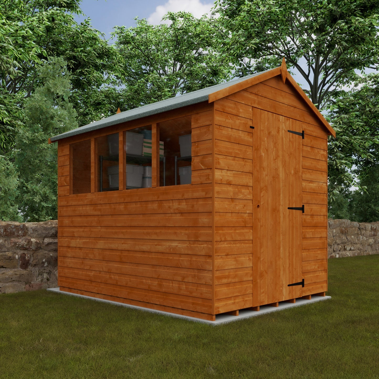 8' x 6' Apex Garden Shed