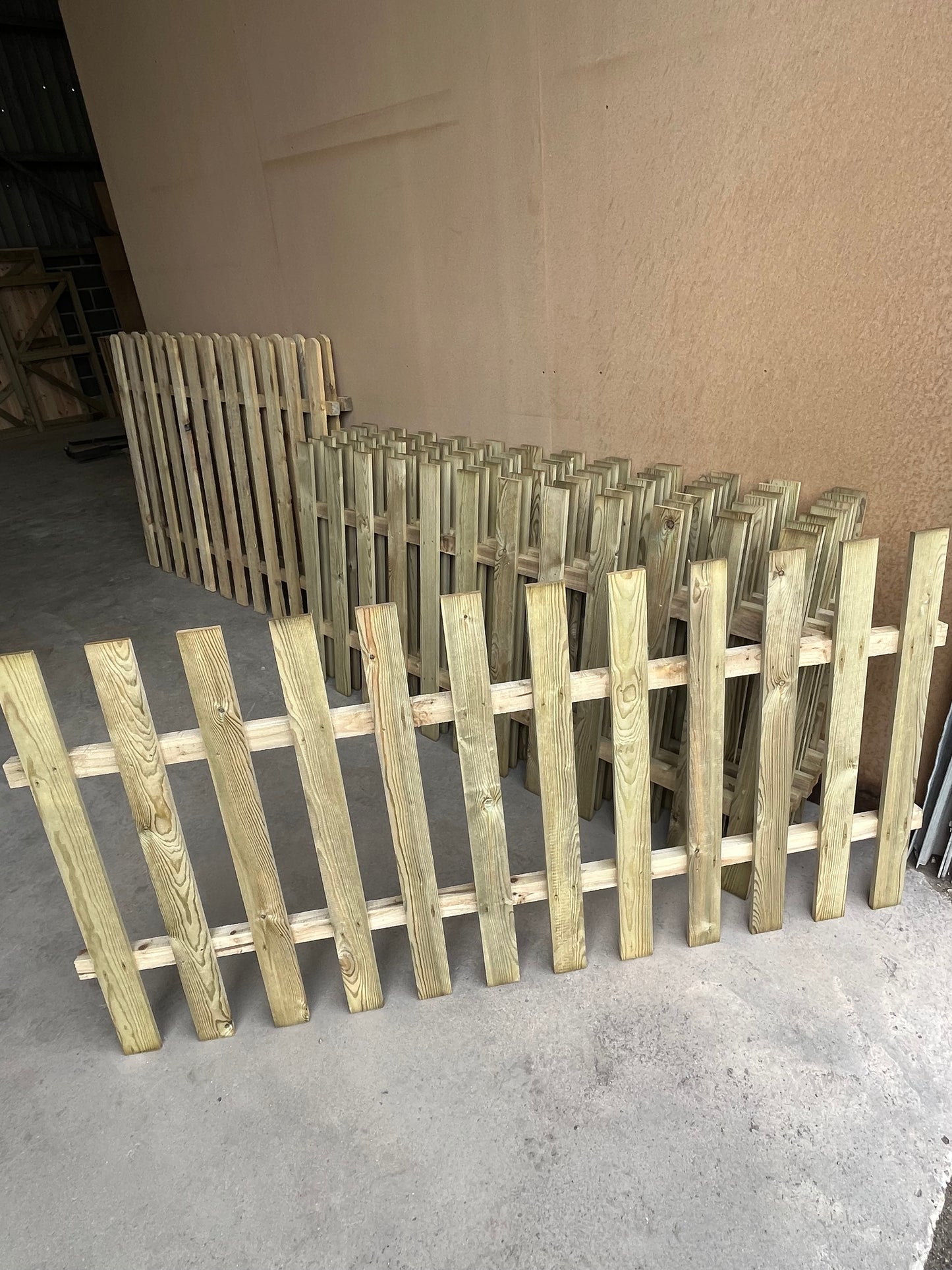 3ft Flat Top Picket Fence Panel (Copy)