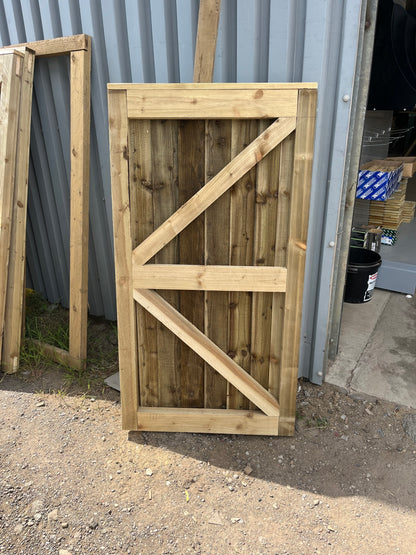 Bespoke Made To Order Timber Gates - 6ft High x 3ft Wide