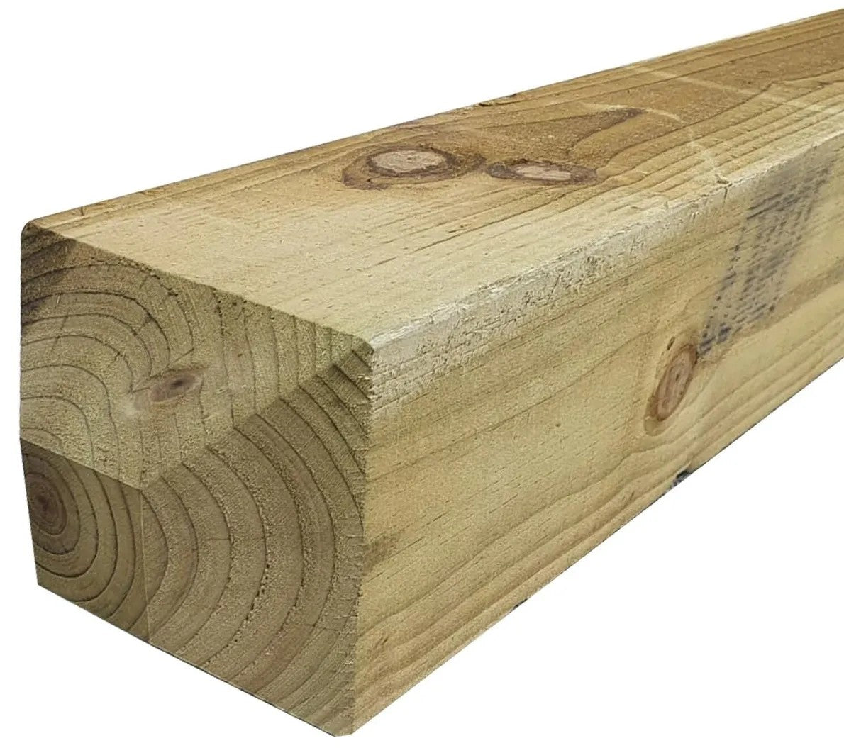 4" x 4" (100mm x 100mm) - 8ft High Timber Fence Post
