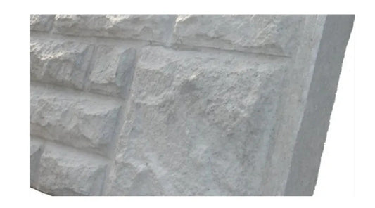 Concrete Rock Faced Gravel Board - 6" (1/2 ft)