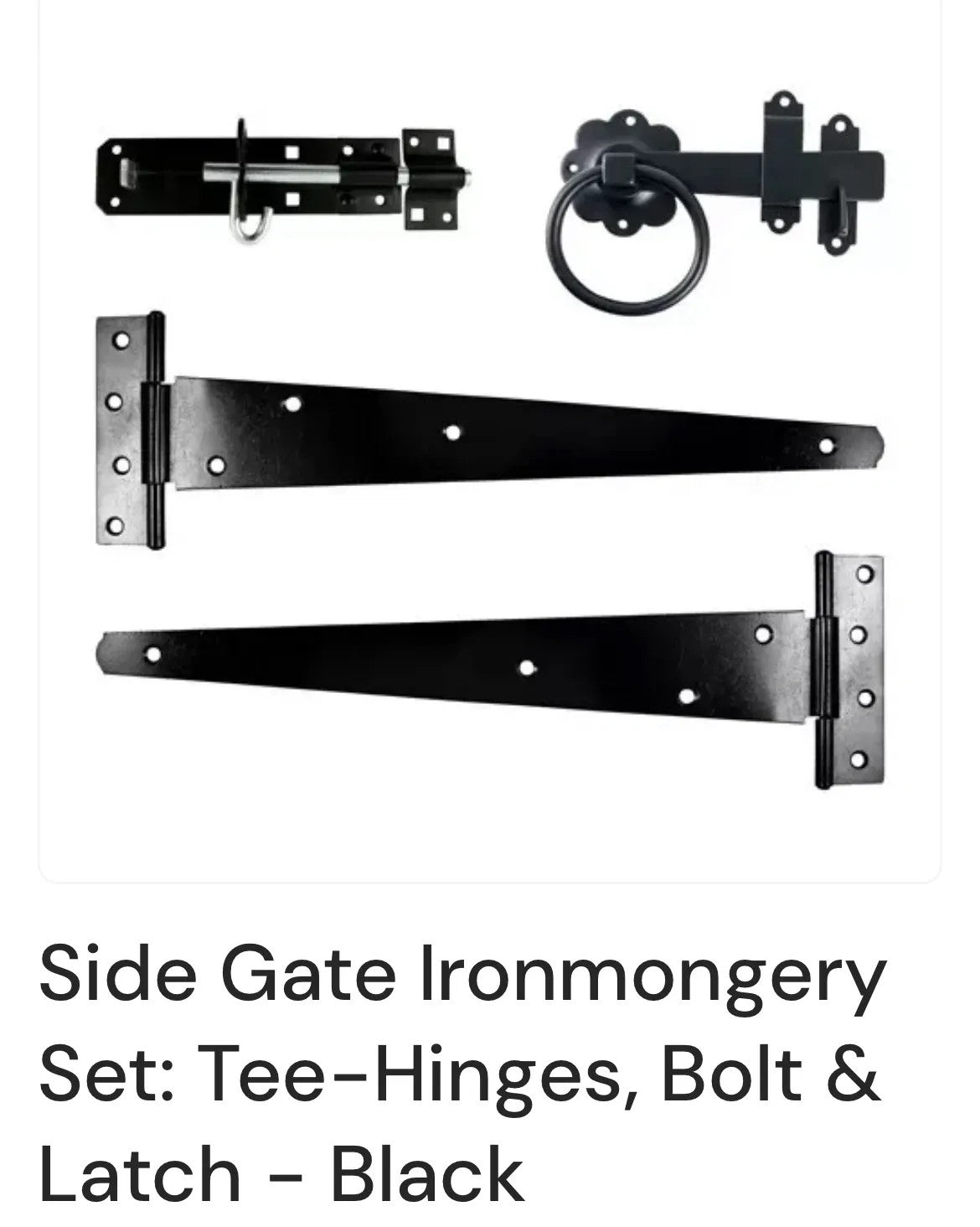Gate Kit - Black
