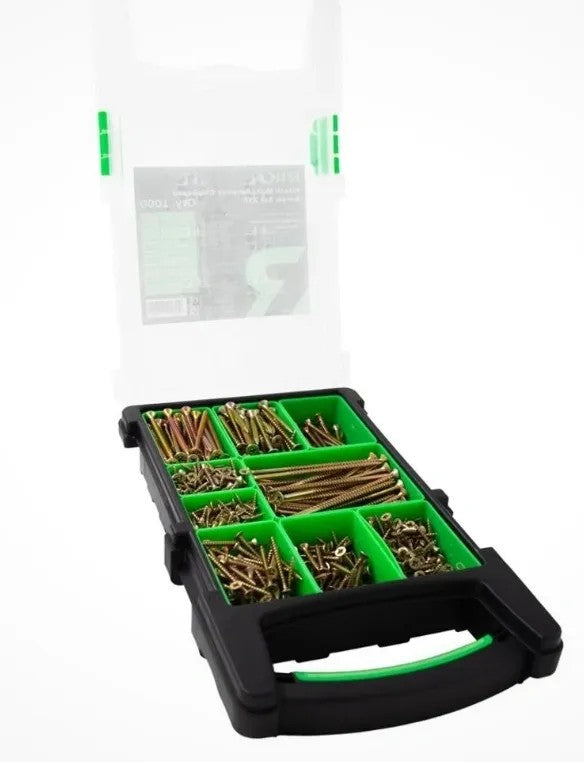 Screw Pack - 1,000 Screws & Re-usable Case